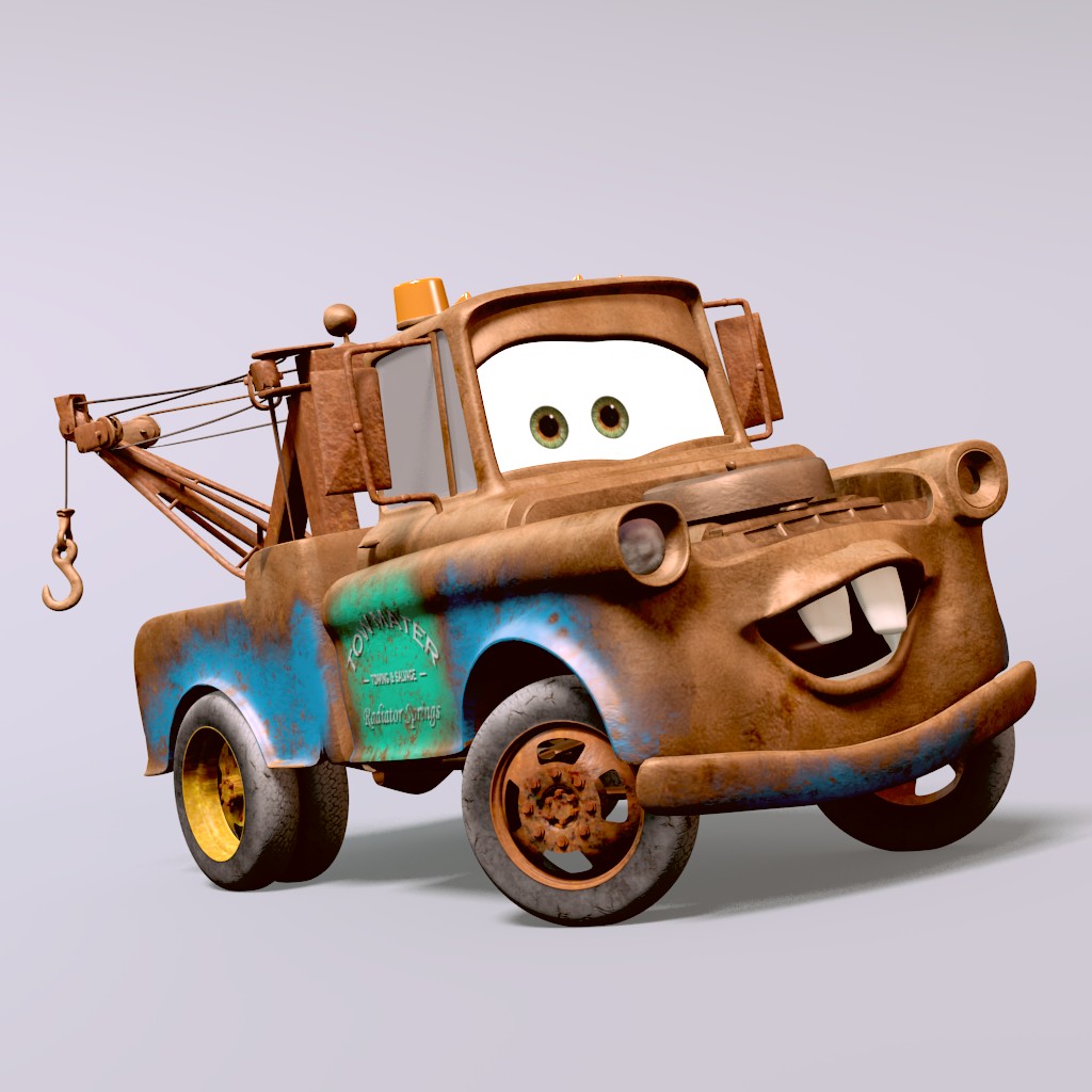 Blend Swap TOW MATER from CARS